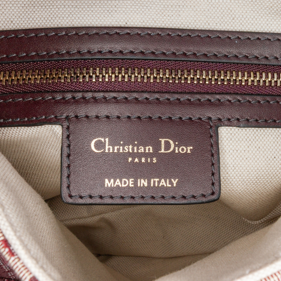 Pre-Loved Dior Oblique Canvas Saddle Bag - Picture 5 of 10